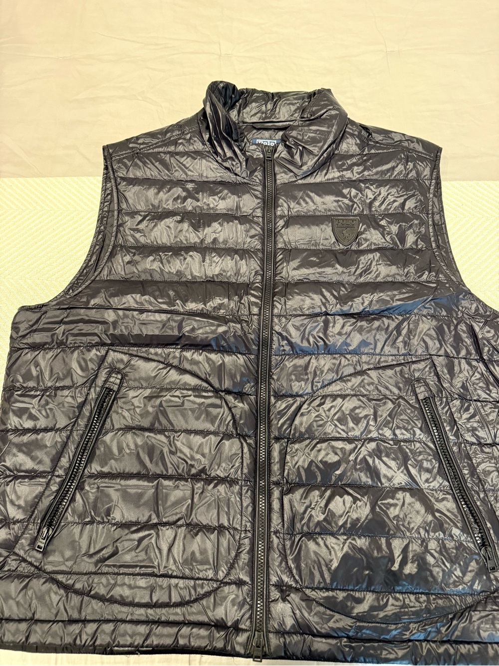 Ralph Lauren Quilted Puffer Vest in Black